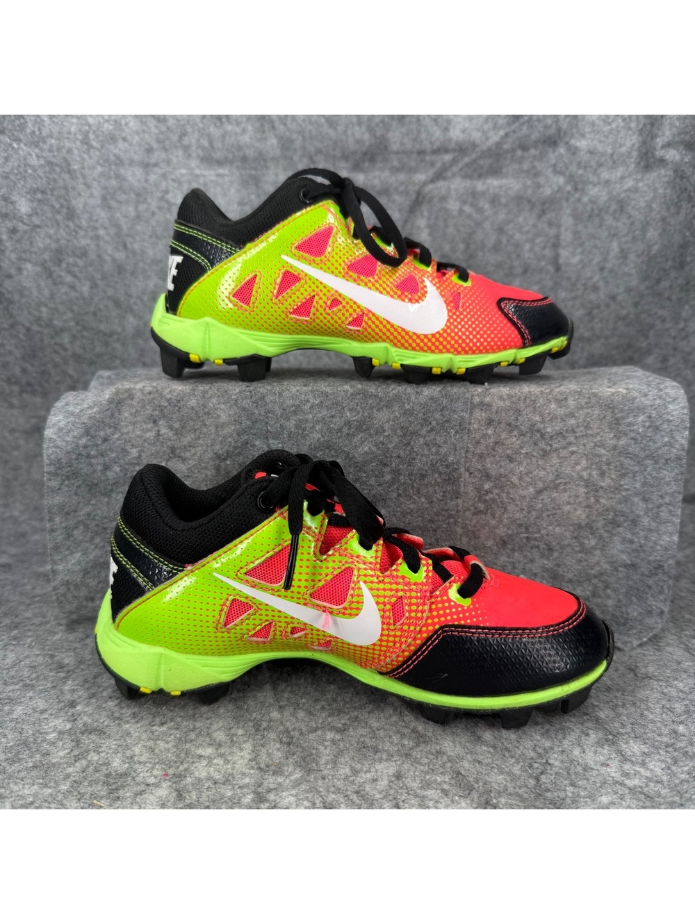 Nike HyperDiamond Keystone GS Baseball Softball Cleats 684681-610 Youth 1Y 267